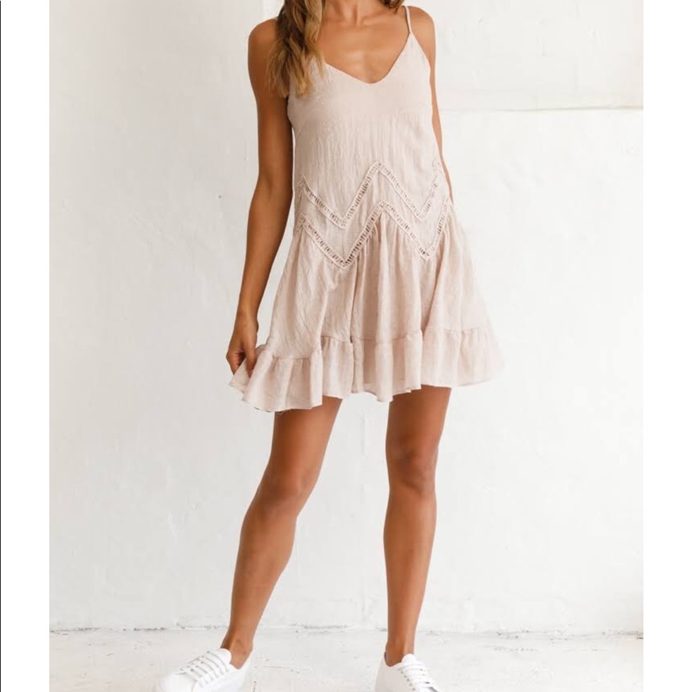 handmade crochet eyelet lace festival Coachella sundress